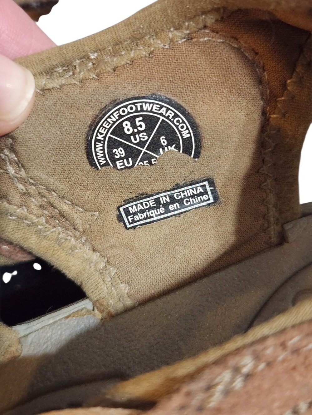 Keen Whisper Sandals Womens 8.5 Brown Tan Waterproof Shoes Strappy - Picture 6 of 10